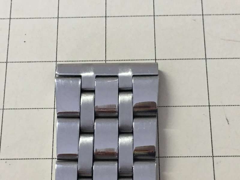 SEIKO 20MM POLISHED STAINLESS STEEL GENTS WATCH STRAP STRAIGHT END (SE-3)