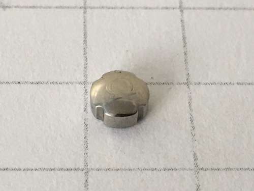 5.2mm Omega crown - four leaf clover