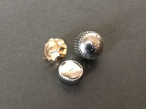 Assortment of 25 signed watch crowns