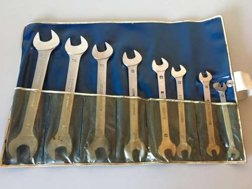 GEDORE - No.6 vanadium open ended flat spanner set