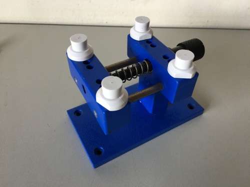 Jumbo bench vise for watch/pocket watch case and movement