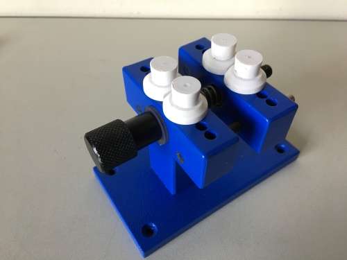 Jumbo bench vise for watch/pocket watch case and movement