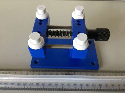 Jumbo bench vise for watch/pocket watch case and movement