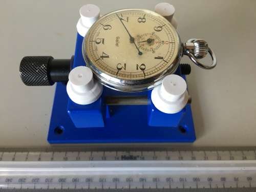 Jumbo bench vise for watch/pocket watch case and movement