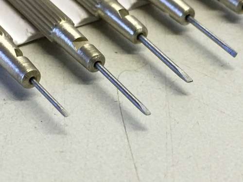 6 small Swiss made screwdrivers