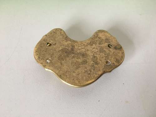 75mm solid brass trunk/drawer handles - one pair