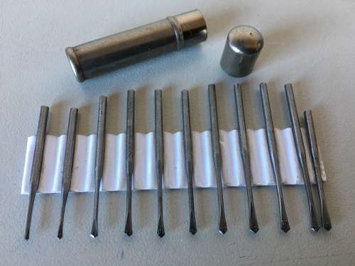 Watchmakers pivot drills