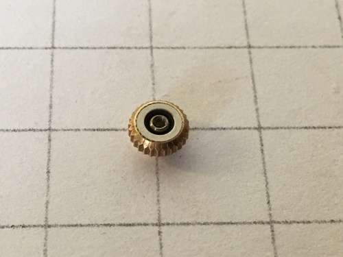 5.5mm Omega gold plated crown