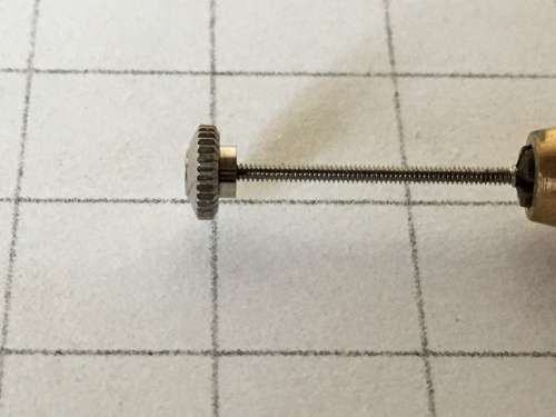 4.6mm Omega stainless steel crown