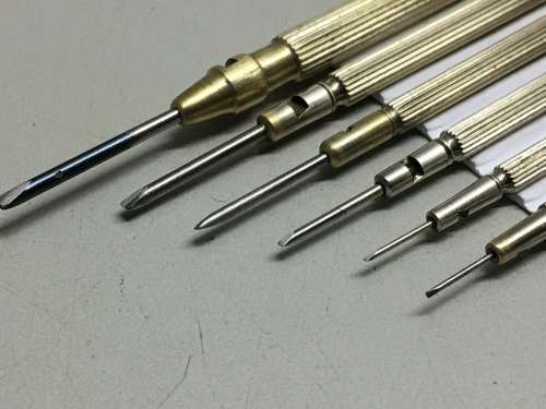 Watchmakers screwdrivers