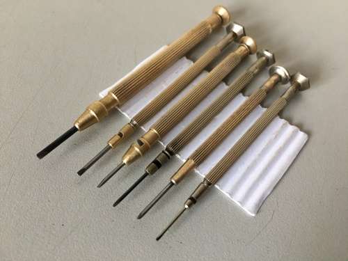 Watchmakers screwdrivers
