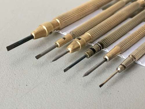 Watchmakers screwdrivers