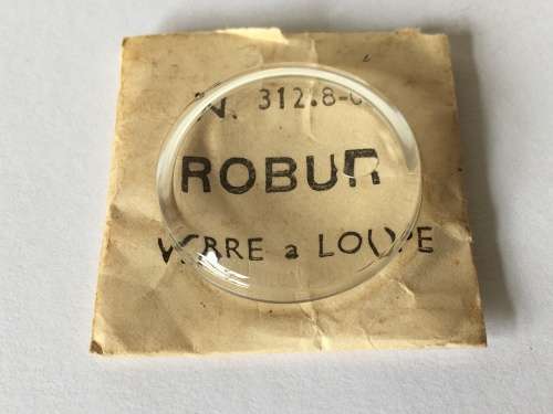 ROBUR -  31.28mm acrylic crystal with magnified date display