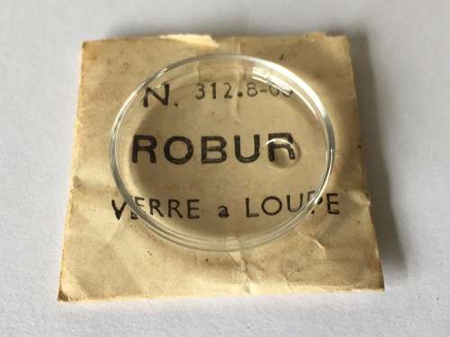 ROBUR -  31.28mm acrylic crystal with magnified date display