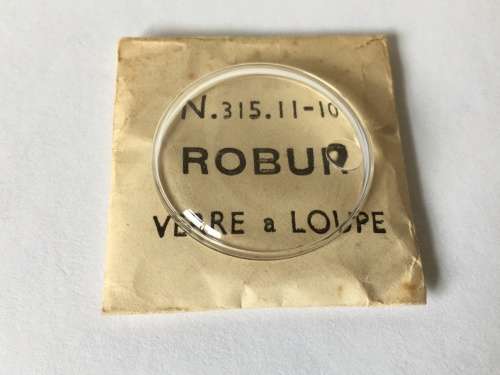 ROBUR -  31.51mm acrylic crystal with magnified date display