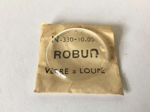 ROBUR -  33mm acrylic crystal with magnified date display