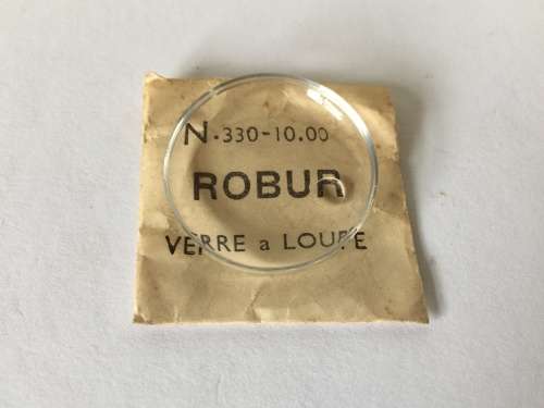 ROBUR -  33mm acrylic crystal with magnified date display