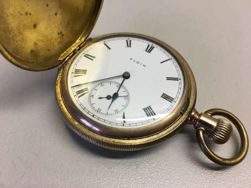 ELGIN - 16s grade 292 full hunter pocket watch