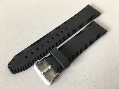 22mm soft rubber strap for divers watch