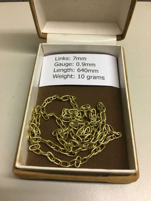 Cable link chain necklace - 7mm links