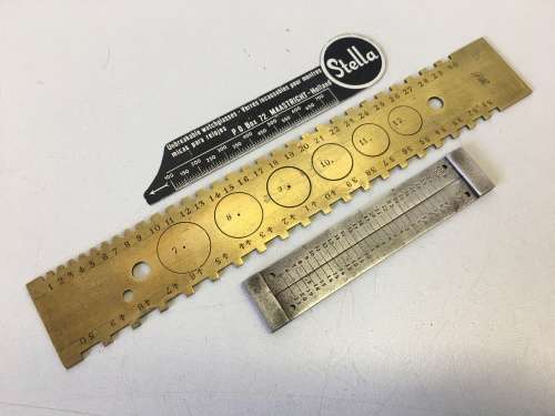 Mainspring gauge - pivot gauge, crystal ruler
