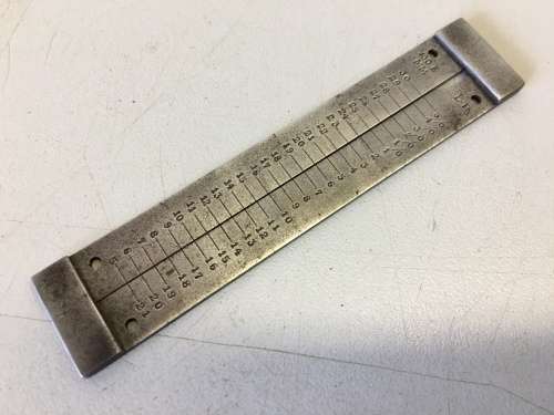 Mainspring gauge - pivot gauge, crystal ruler