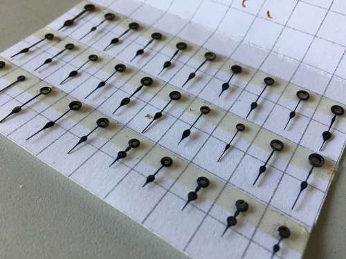 Pocket watch hands - 110 pieces