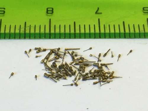 Balance cock regulator index pins - 100+ pieces