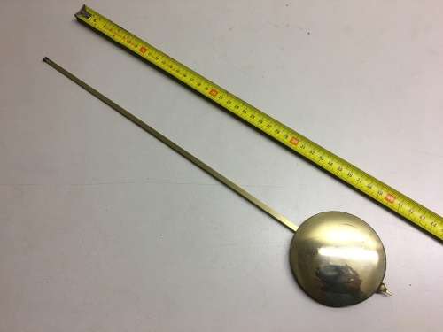 80mm brass clock pendulum #1