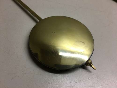 80mm brass clock pendulum #1