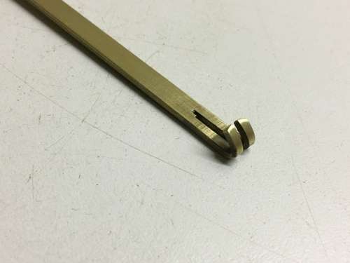 80mm brass clock pendulum #1