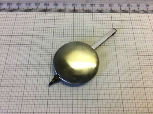 Mantle clock pendulum #2
