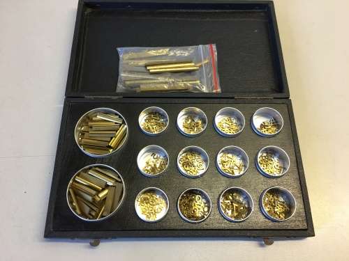 Brass clock numerals & hours markers