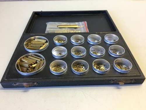 Brass clock numerals & hours markers