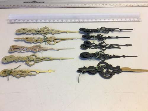 Fancy hands for quartz clock - 10 sets