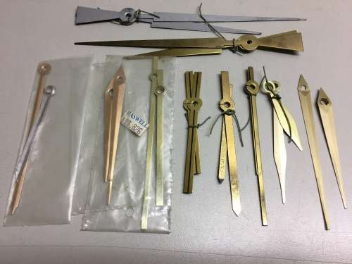 Assorted hands for quartz clock - 10 sets - #3