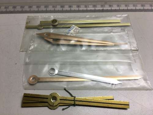 Assorted hands for quartz clock - 10 sets - #3