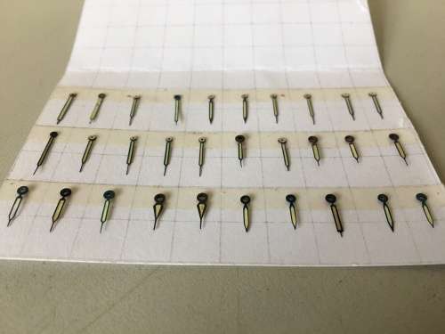 Assorted hour & minute hands for watch - 30 pieces - #17