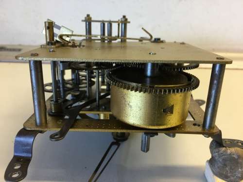 German mantle clock movement - 12cm - parts/repair