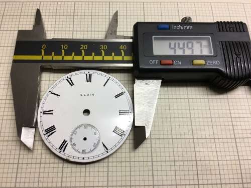 ELGIN - 45mm pocket watch dial - #1