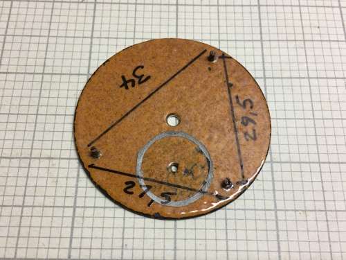ELGIN - 42mm pocket watch dial - #3