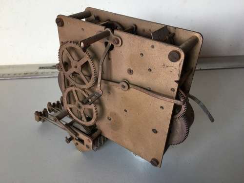 Old clock movement - 13cm - parts/repair