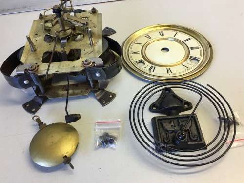 Antique wall clock - project/some repairs required