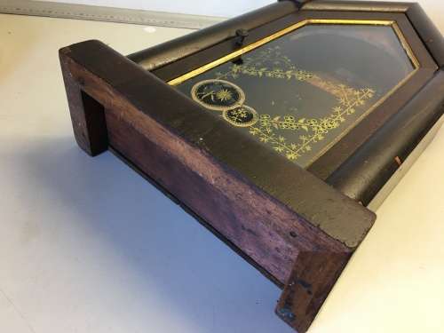 Antique wall clock case