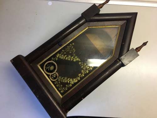 Antique wall clock case