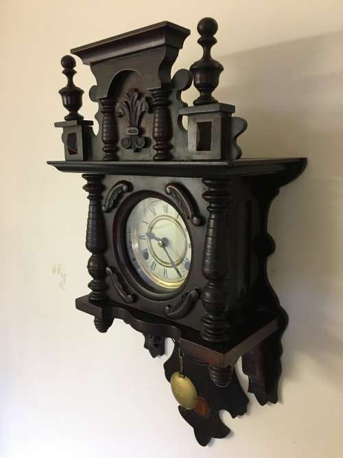 Antique wall clock - project/some repairs required