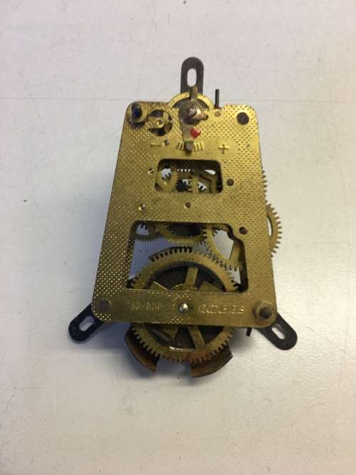 3 small clock movements - parts /repair