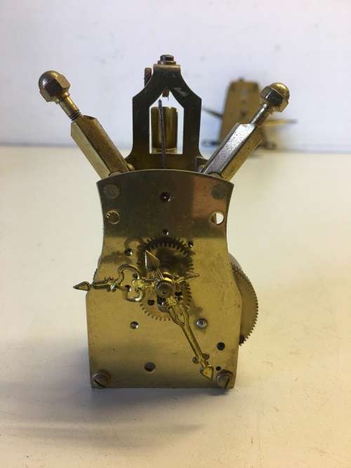 3 small clock movements - parts /repair