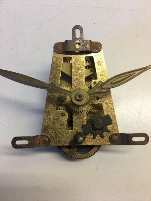 3 small clock movements - parts /repair