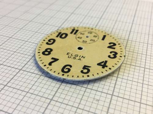 ELGIN - 42mm pocket watch dial - #4